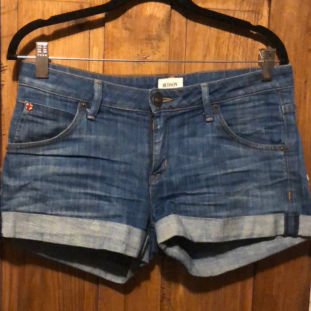 Hudson Cuffed Jean Shorts